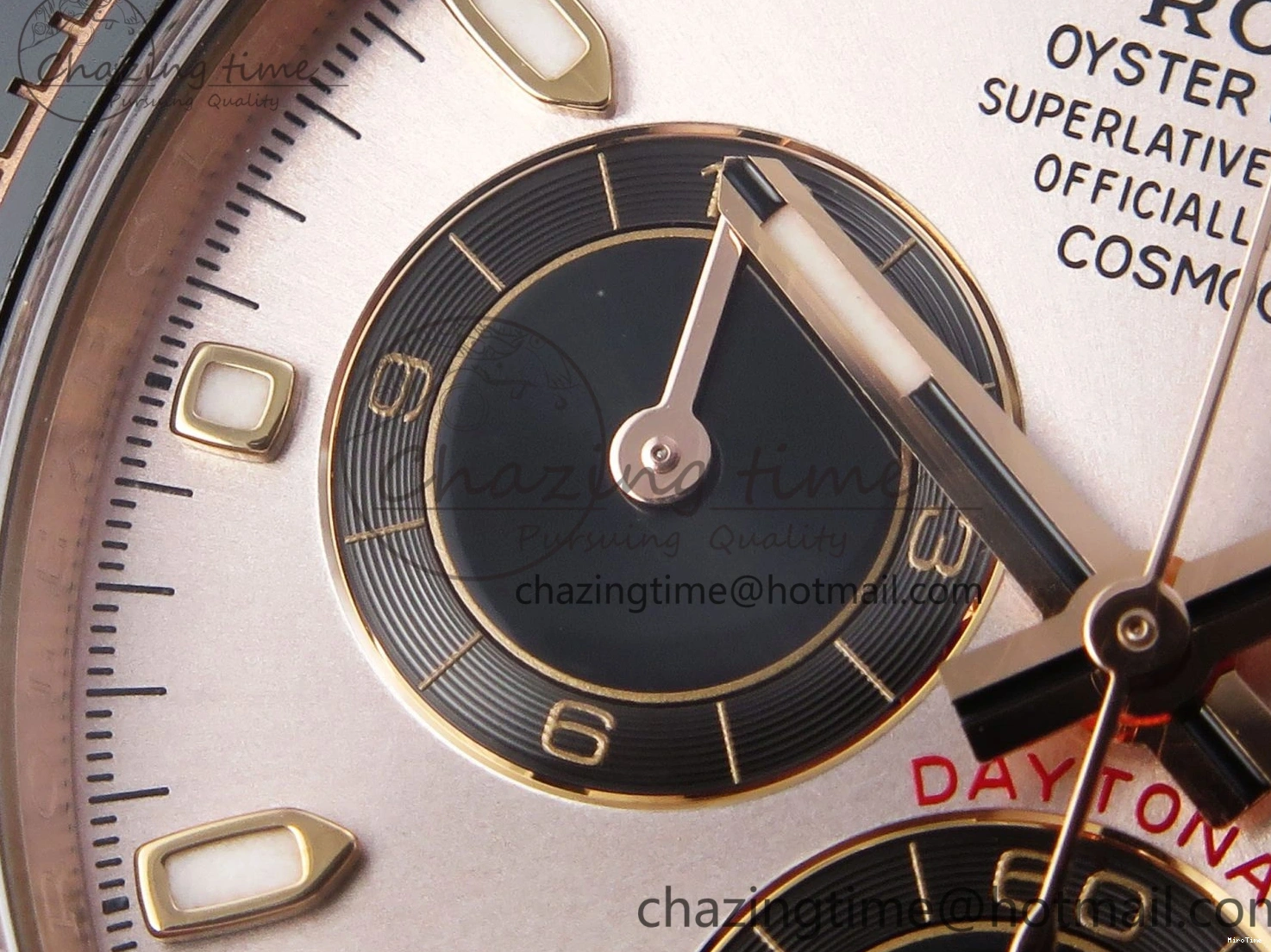 MiroTime 0322 Daytona 116515 Clean 1:1 Best Edition Silver Dial RG Markers on Oysterflex Strap SA4130 V WrinkleFree 1965